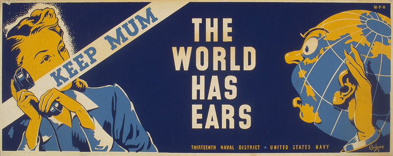 Illustration for article titled The Best Operations Security Propaganda Posters From World War II